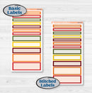 Colorful Autumn Stickers | 7x9 Compact Vertical Planner Kit Stickers | Vivid | KIT-407-H