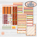 Colorful Autumn Stickers | 7x9 Compact Vertical Planner Kit Stickers | Vivid | KIT-407-H