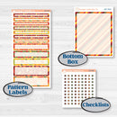 Colorful Autumn Stickers | 7x9 Compact Vertical Planner Kit Stickers | Vivid | KIT-407-H