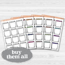 Large spiral note sticker sheet for planners, Bible journaling, scrapbooking, and creative memory keeping.