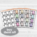 Sticker sheet with large scroll journaling notes for planners, Bible journaling, scrapbooking, and creative memory keeping — white matte.