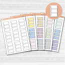 Sticker sheet with large top 3 and gratitude journaling notes for planners, scrapbooking, Bible journaling, and memory keeping — white removable matte.