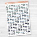 Calendar Date Dots | F17 Font Monthly Planner Stickers | B-231