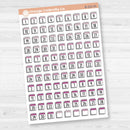 Calendar Date Dots | F17 Font Monthly Planner Stickers | B-231