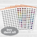 School Building Icon Stickers | Back to School Planner Stickers | I-075