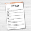 Bible Reading Tracker Dashboard | A5 Full Sheet Sticker | C-445 to C-451