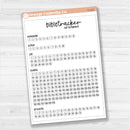 Bible Reading Tracker Dashboard | A5 Full Sheet Sticker | C-445 to C-451