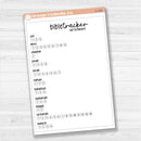 Bible Reading Tracker Dashboard | A5 Full Sheet Sticker | C-445 to C-451