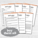 Bible Reading Tracker Dashboard | A5 Full Sheet Sticker | C-445 to C-451