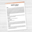 Bible Reading Tracker Dashboard | 7x9 Full Sheet Sticker | C-452 to C-457