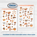 Fall Leaves Autumn Kit | Weekly Sticker Kit for Vertical Planners like Erin Condren | All Fall Down | KIT-403-A