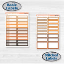 Fall Leaves Autumn Kit | Weekly Add-On Labels Planner Kit Stickers | All Fall Down | KIT-403-C