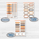 Fall Leaves Autumn Kit | Weekly Add-On Labels Planner Kit Stickers | All Fall Down | KIT-403-C