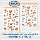 Fall Leaves Autumn Kit | Journaling Kit Planner Stickers | All Fall Down | KIT-403-D
