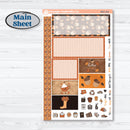 Fall Leaves Autumn Kit | Plum Vertical Priorities 7x9 Planner Kit Stickers | All Fall Down | KIT-403-J