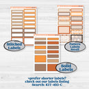 Fall Leaves Autumn Kit | A5 Daily Duo Planner Kit Stickers | All Fall Down | KIT-403-L