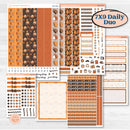 Fall Leaves Autumn Kit | 7x9 Erin Condren Daily Duo Planner Kit Stickers | All Fall Down | KIT-403-M