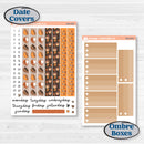 Fall Leaves Autumn Kit | A5 Plum Daily Planner Kit Stickers | All Fall Down | KIT-403-N