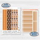 Fall Leaves Autumn Kit | 7x9 Plum Daily Planner Kit Stickers | All Fall Down | KIT-403-P