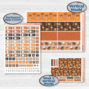 Fall Leaves Autumn Kit | Laurel Denise Standard Vertical & Horizontal Planner Kit Stickers | All Fall Down | KIT-403-Q