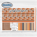 Fall Leaves Autumn Kit | Laurel Denise Portrait Planner Kit Stickers | All Fall Down | KIT-403-R