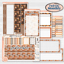 Fall Leaves Autumn Kit | 7x9 Erin Condren Life Planner Monthly & Dashboard Sticker Kit | 2024-2025 Planners | All Fall Down | KIT-403-W