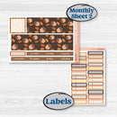 Fall Leaves Autumn Kit | Hobonichi Cousin Monthly Planner Kit Stickers | All Fall Down | KIT-403-Y