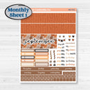 Fall Leaves Autumn Kit | Hobonichi Cousin Monthly Planner Kit Stickers | All Fall Down | KIT-403-Y