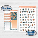Bold Pumpkin Planner Kit | Weekly Add-On Planner Kit Stickers | Perfect Pumpkin | KIT-403-B