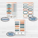 Bold Pumpkin Planner Kit | Weekly Add-On Labels Planner Kit Stickers | Perfect Pumpkin | KIT-404-C