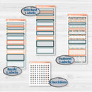 Bold Pumpkin Planner Kit | A5 Compact Vertical Planner Kit Stickers for Erin Condren | Perfect Pumpkin | KIT-404-G