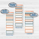 Bold Pumpkin Planner Kit | A5 Daily Duo Planner Kit Stickers | Perfect Pumpkin | KIT-404-L