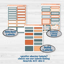 Bold Pumpkin Planner Kit | A5 Daily Duo Planner Kit Stickers | Perfect Pumpkin | KIT-404-L