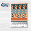 Bold Pumpkin Planner Kit | A5 Daily Duo Planner Kit Stickers | Perfect Pumpkin | KIT-404-L