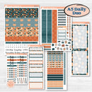 Bold Pumpkin Planner Kit | A5 Daily Duo Planner Kit Stickers | Perfect Pumpkin | KIT-404-L