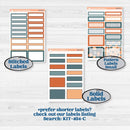 Bold Pumpkin Planner Kit | 7x9 Erin Condren Daily Duo Planner Kit Stickers | Perfect Pumpkin | KIT-404-M