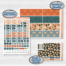 Bold Pumpkin Planner Kit | Laurel Denise Standard Vertical & Horizontal Planner Kit Stickers | Perfect Pumpkin | KIT-404-Q