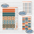 Bold Pumpkin Planner Kit | Laurel Denise Standard Vertical & Horizontal Planner Kit Stickers | Perfect Pumpkin | KIT-404-Q