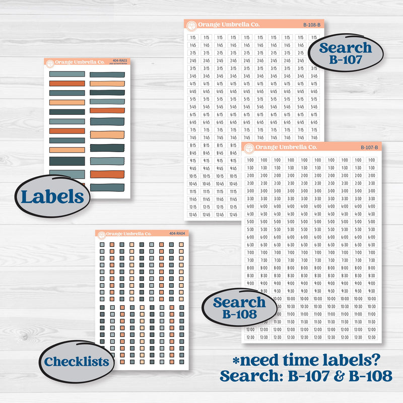 Bold Pumpkin Planner Kit | Laurel Denise Pop-Up Planner Kit Stickers | Perfect Pumpkin | KIT-404-RA