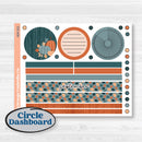 Bold Pumpkin Planner Kit | A5 Plum Monthly & Dashboard Planner Kit Stickers | Perfect Pumpkin | KIT-404-S