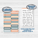 Bold Pumpkin Planner Kit | 8.5x11 Plum Monthly & Dashboard Planner Kit Stickers | Perfect Pumpkin | KIT-404-U