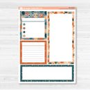 Bold Pumpkin Planner Kit | 7x9 Erin Condren Life Planner Monthly Dashboard Sticker Kit | 2025-2026 Planners | Perfect Pumpkin | KIT-404-WA