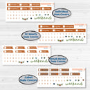 Woodland Frog Planner Kit | Weekly Sticker Kit for Vertical Planners like Erin Condren | Cameron | KIT-405-A