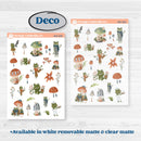 Woodland Frog Planner Kit | Weekly Sticker Kit for Vertical Planners like Erin Condren | Cameron | KIT-405-A