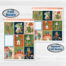 Woodland Frog Planner Kit | Weekly Sticker Kit for Vertical Planners like Erin Condren | Cameron | KIT-405-A