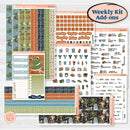 Woodland Frog Planner Kit | Weekly Add-On Planner Kit Stickers | Cameron | KIT-405-B