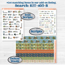 Woodland Frog Planner Kit | Hobonichi Cousin Weekly & Daily Planner Kit Stickers | Cameron | KIT-405-E