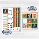 Woodland Frog Planner Kit | Hobonichi Cousin Weekly & Daily Planner Kit Stickers | Cameron | KIT-405-E
