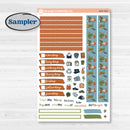 Woodland Frog Planner Kit | 7x9 Compact Vertical Planner Kit Stickers | Cameron | KIT-405-H