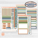 Woodland Frog Planner Kit | Erin Condren Weekly Dashboard Planner Kit Stickers | Cameron | KIT-405-HA